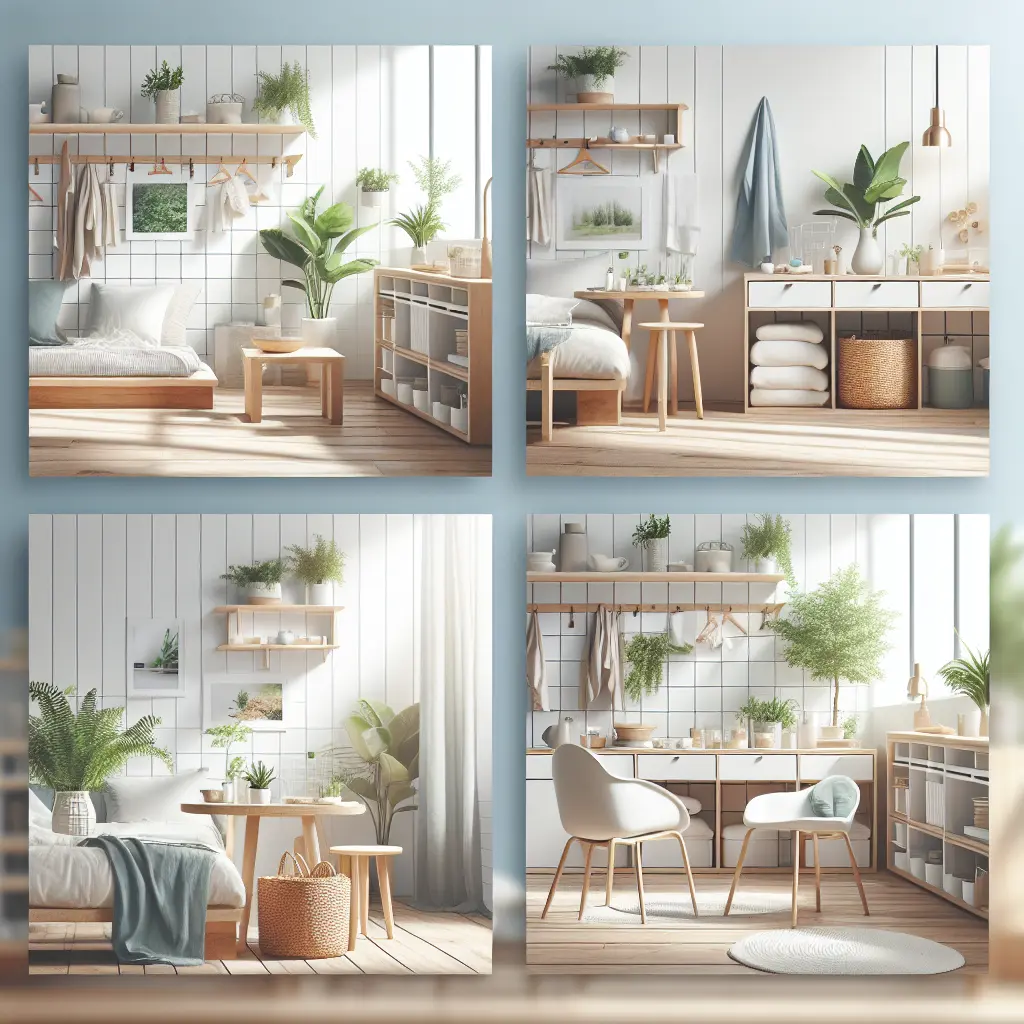 Sanitized modern bathroom